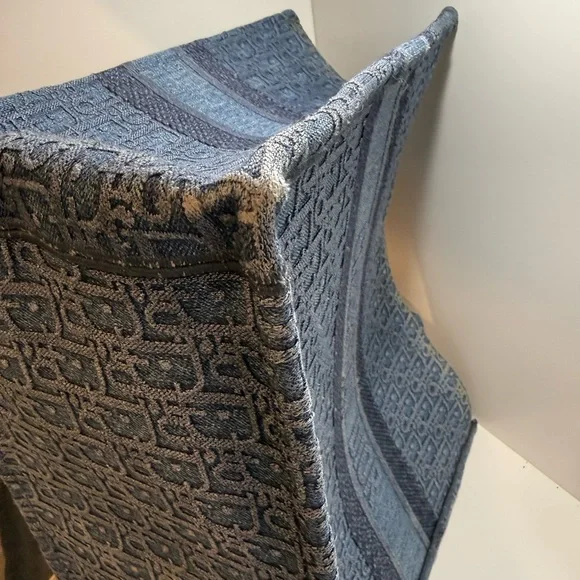 Christian Dior Large Denim Book Tote - Picture 10 of 15